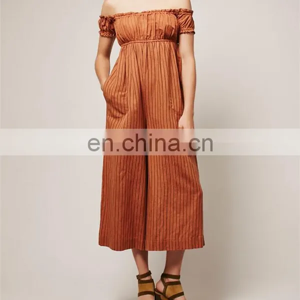 Sexy Jumpsuit Ladies Offer-shoulder Jumpsuit Cotton Jumpsuit Women photo-2