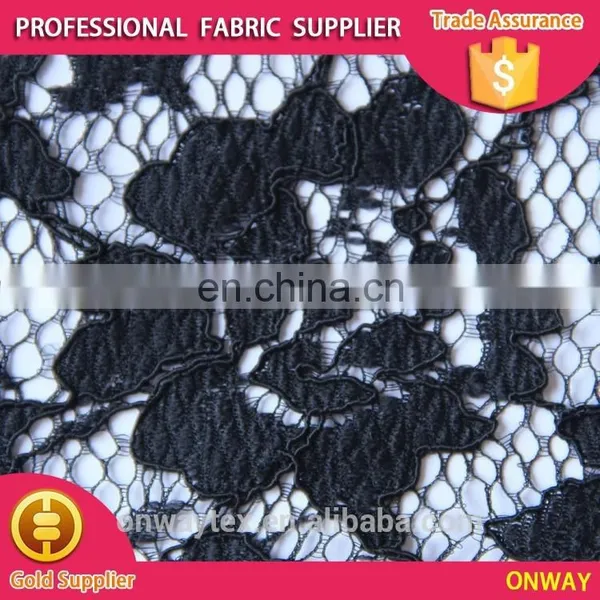 New Design Burnt-out Polyester/cotton Solid Lace for All Ladies' Garment photo-6