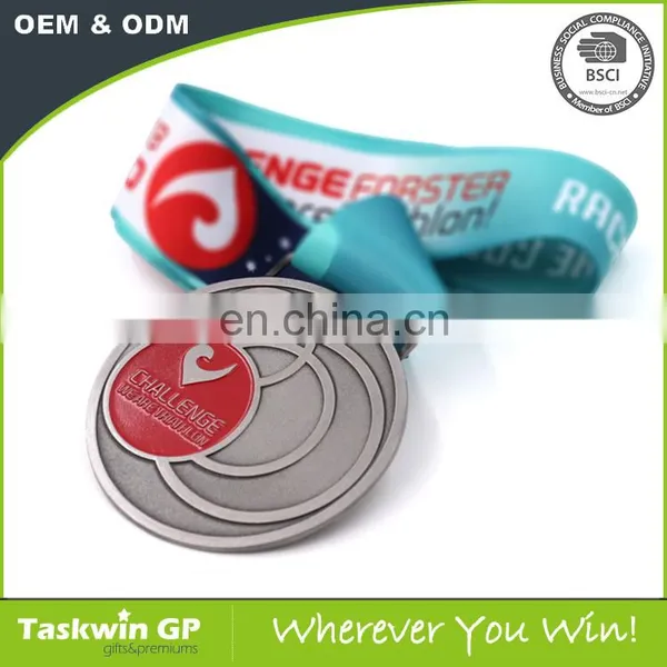 High Quality Custom Metal Medal , Triathlon Custom Metal Medal photo-4