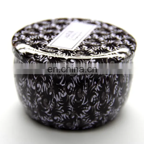 B2B Wholesale Price Printed Scented Soy Empty Tin Candle Jar