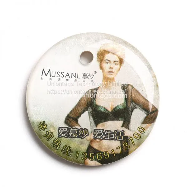 Customized Epoxy Round Shape Tk4100 Colourful Key Tags
