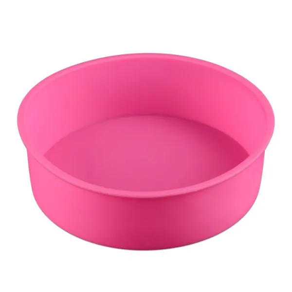 Free Sample Food Grade Heat Resistant Nontoxic Silicone Cake Mold Baking Mousse Pudding Mold Tool Round Shape photo-3