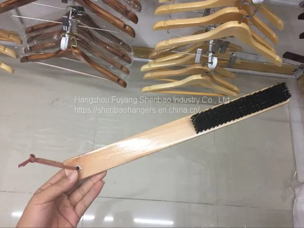 High Quality Wood Hotel Shoe Horn Coat Brush Factory Price photo-2