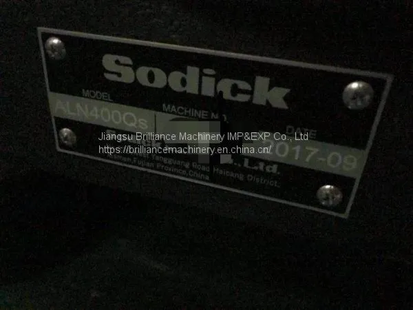 Japan SODICK ALN400Qs Slow Wire Cutting Machine photo-2