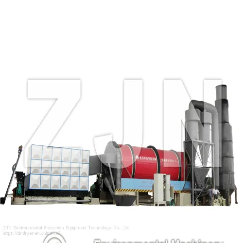 Automatic Rotary Dryer Machine 	Sewage Sludge Drying