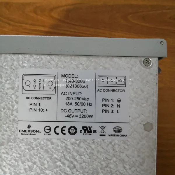 New Emerson Original Packaging R48-3200E R48-3200 48V 60A 3200W Communication Power Rectifier Module Power Module photo-5