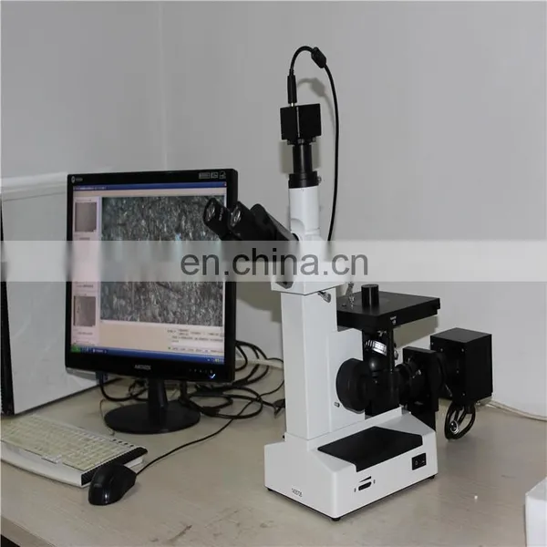 4XCE Inverted Trinocular Drawtube Metallurgical Microscope With Analysis Software photo-4