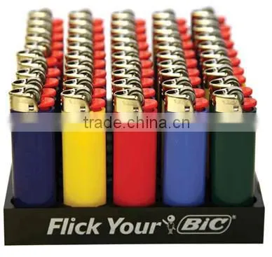 Bic Regular Size Lighter Assorted Colors 50 Plus 5 Extra Free Lighters