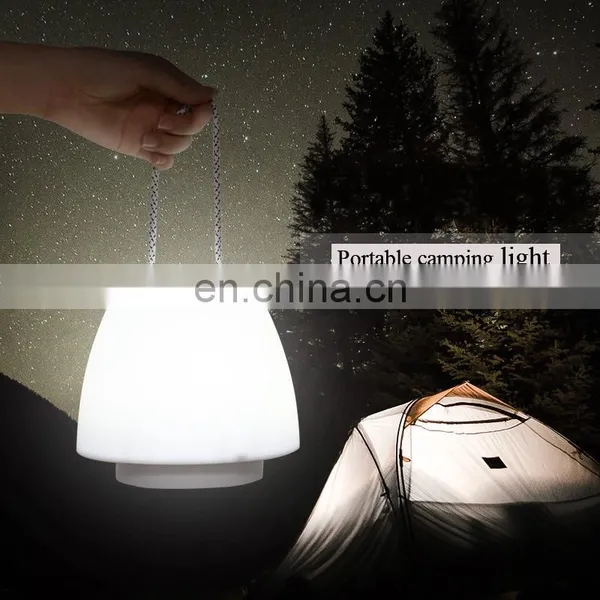 High Quality Lanyard Lantern Hand Lamp Mini Table Lamp Yellow Children Sleeping Modern Led Table Lamp for Camp photo-5