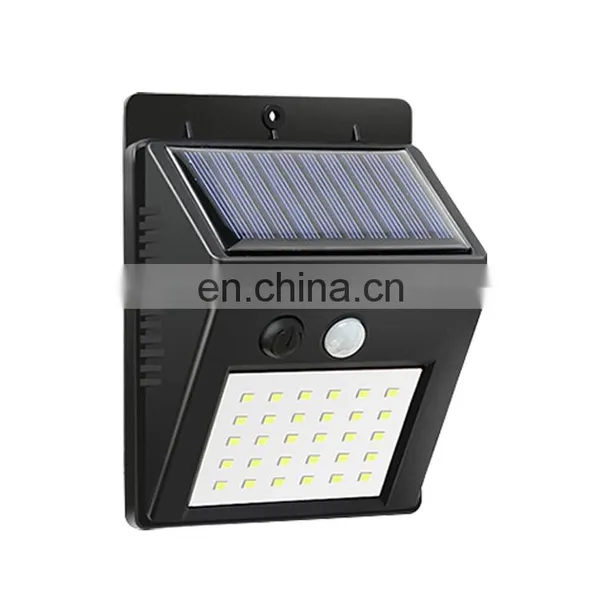 Wholesale 30led IP67 Waterproof Outdoor Motion Sensor Solar Wall Light Solar Garden Lamp photo-3