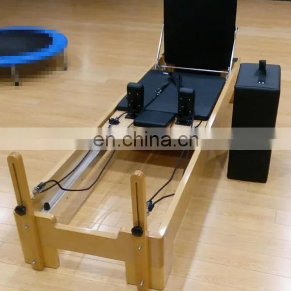 2020 Most Popular High Quality Balance Body Pilates Reformer Machine White Maple Wood Pilates Bed For Yoga photo-3