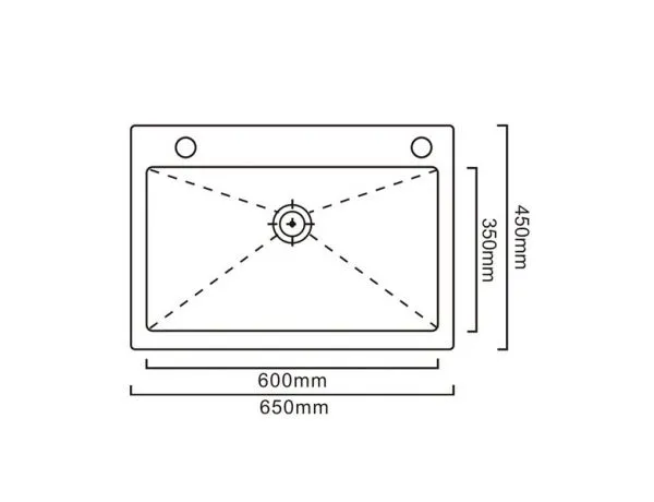 Guangdong Dongyuan Kitchenware 650×450×225mm POSCO SUS304 Stainless Steel Single Bowl Overmount Handmade PVD Kitchen Sink (DY-D6545HJ) photo-2