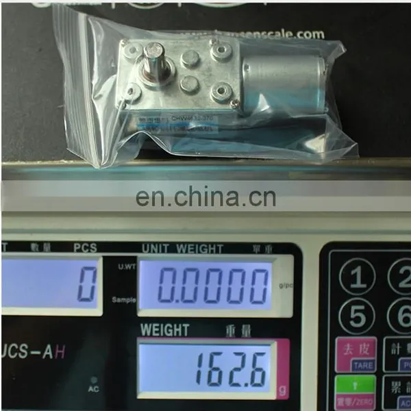 Chinese Factory 24v Permanent Magnet dc Motor Geared Worm Gear in Stock photo-4