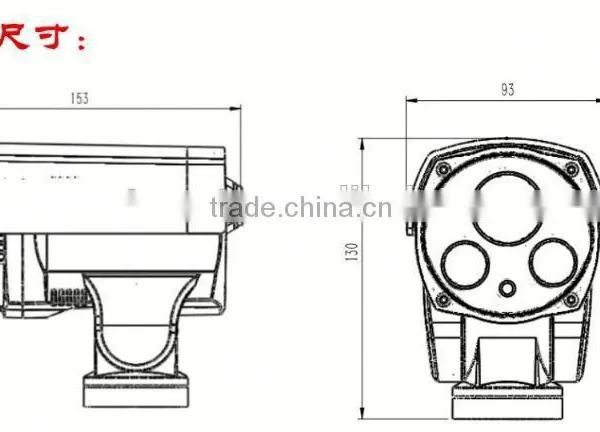 IP66 Waterproof Bullet Ptz ip Camera Camera, Adjust for Pan/Tilt/Zoom,ip Camera photo-4