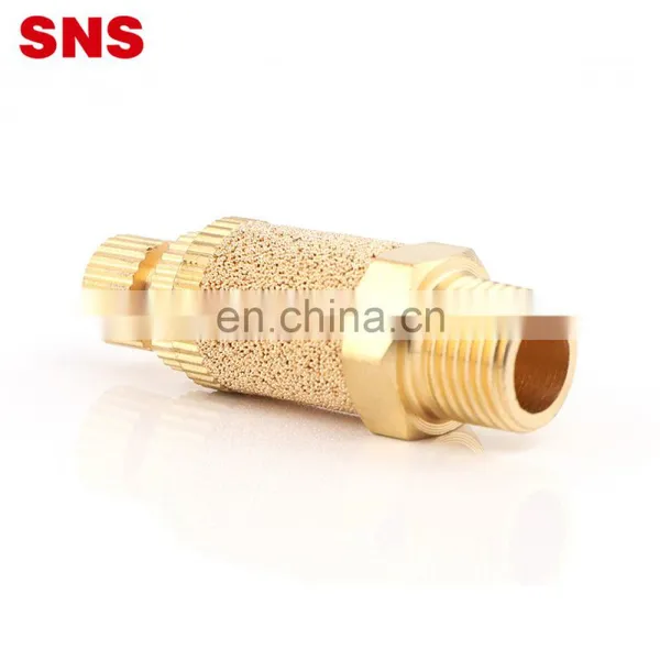 SNS PSB Series Factory Air Brass Silencer Pneumatic Muffler Fitting Silencers photo-3