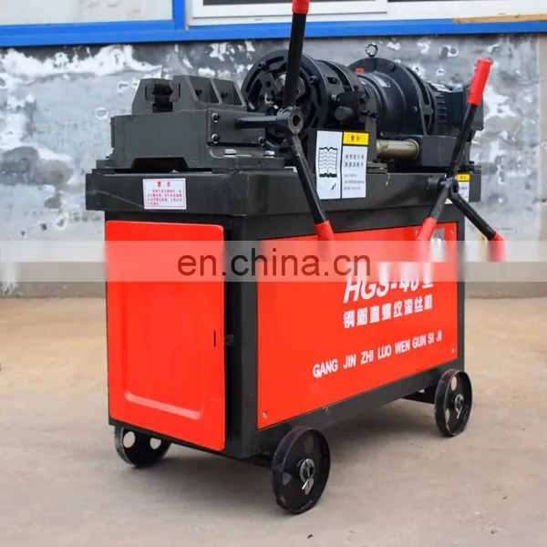 Easy to Operate Rebar Roller Threading Machine Steel Bar Straight Thread Rolling Machine photo-4