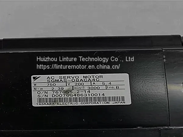 SGMAS-08ACA4C Yaskawa Electronic 750W 200V Variable Speed Servo Motor photo-3