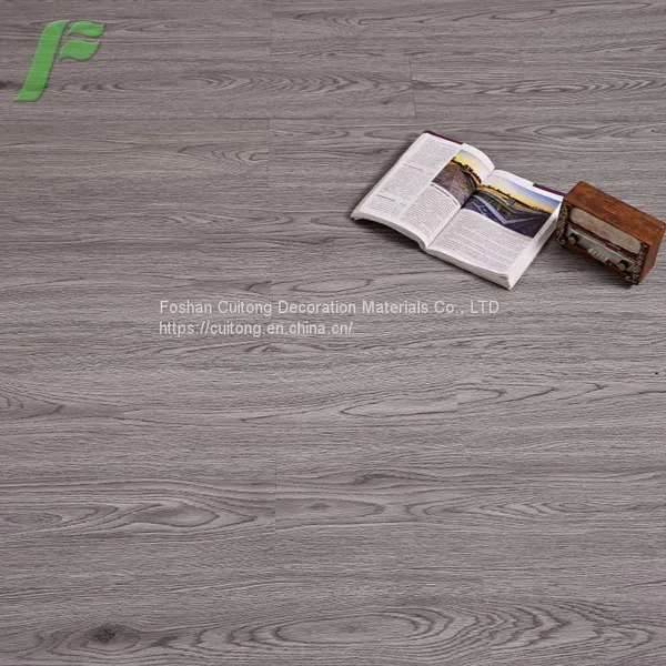 Guangdong Wholesale Sheet Stone Plastic Floor Tile Waterproof Flame Retardant Plastic Floor Wood I-spelling Installation SPC Floor photo-5