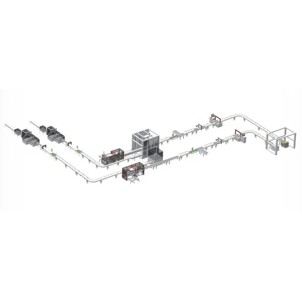 Packing and Palletizing Linkage Line Beverage Industrybox and Palletizing Production Line photo-2