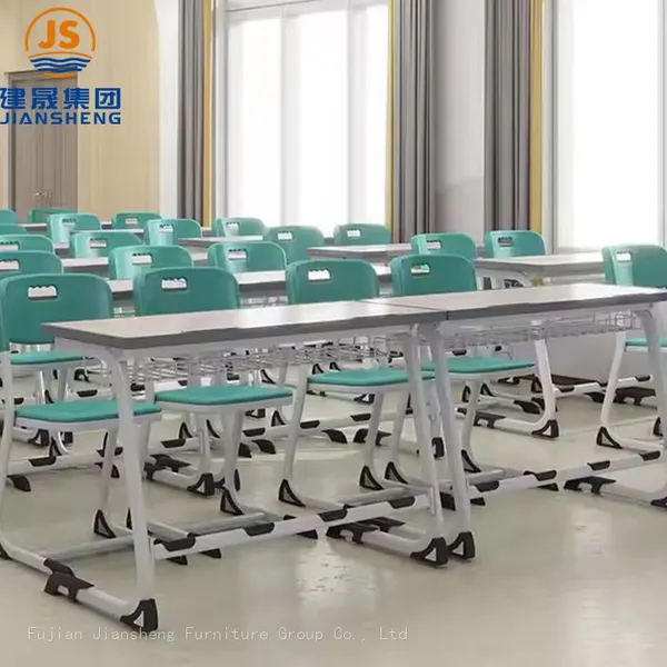 School Desk and Chair Set Detachable for Student Classroom Furniture photo-5