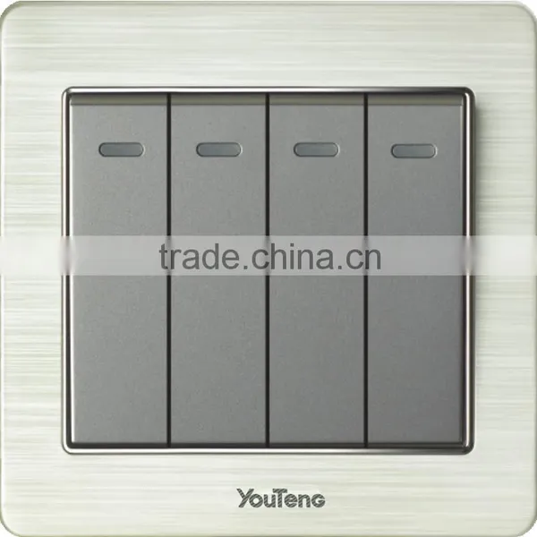 16A 4 Gang 1 Way Smart Push Switch Smart Switch