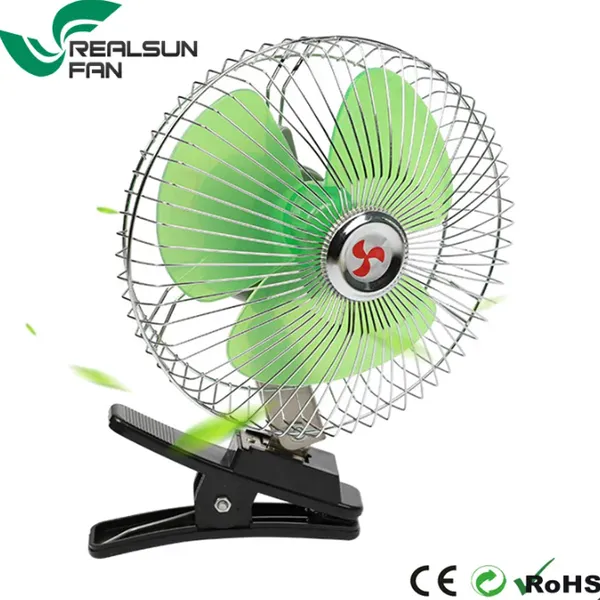 DC 12V 24V Car Fan Oscillating Portable Auto Car Fan 8 Inch Mini Car Fan With Switch（Wechat:13510231336 Whatsapp:008613510231336）