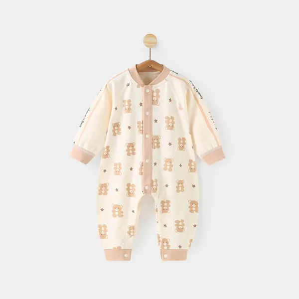 Newborn Baby Clothes Kids Romper Long Sleeve Climb Crawl Suit Children's Pajama Onesie Jumpsuit
