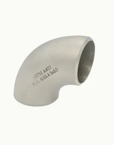 Stainless Steel Butt-Weld Fittings Long Radius 90 Degree Elbow photo-3