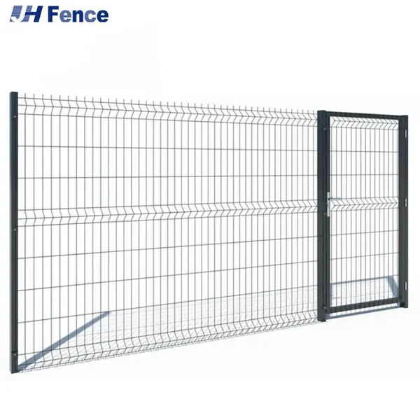 Waterproof Factory Manufacturer 3D Welded Wire Mesh Fence Panel photo-3