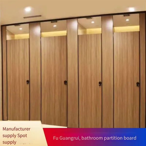 Moisture-proof and Anti-corrosion Sanitary Partition Pvc Composite Panels, Essential for School Washroom Partitions