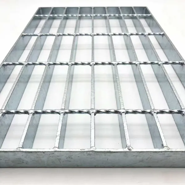 High-quality Hot-dip Galvanized Serrated Steel Grating, Durable, Outdoor-grade Carbon Steel, ISO-certified Industrial Design. photo-3