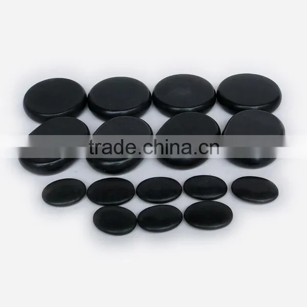 16pcs/set Hot Energy Stone Volcanic Thermal SPA Meridian Scraping Massage Stone photo-2