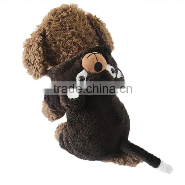 Fashion Solid Coffee Bear Pet Dog Clothes photo-6