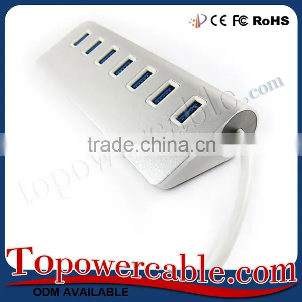 Premium High Speed Factory Price Aluminum External Usb 3.0 7 Port Hub photo-2