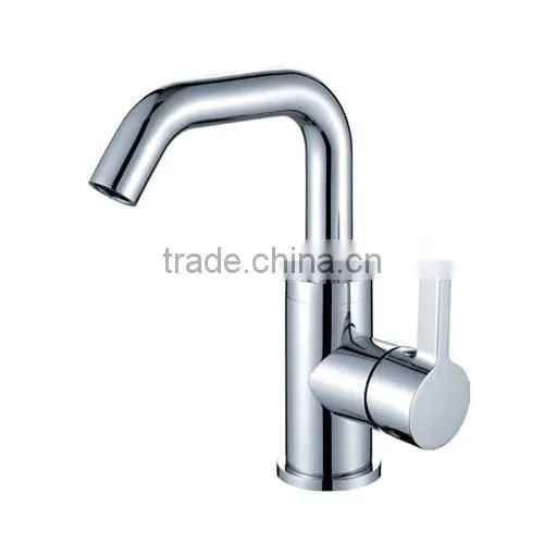 Deck Mounted Contemporary Sanitary Ware Bathroom Basin Mixer Taps photo-3