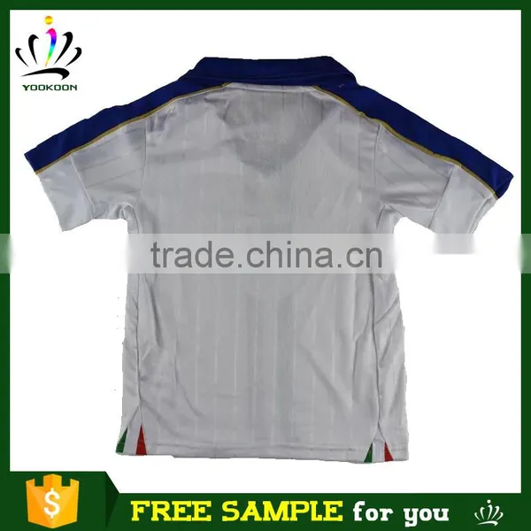 Italy Soccer Jersey for Kids, Euro New Blue Football Jerseys PIRLO New Font Sport Shirt MARCHISIO BALOTELLI DE
