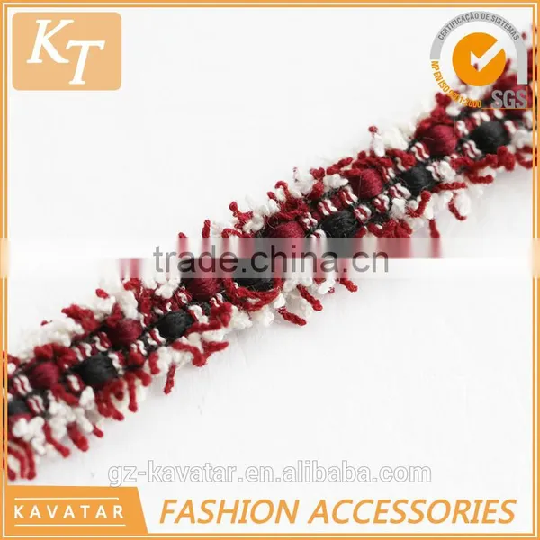 Fashion Garment Accessories Supplier Blending Color Cotton Ribbon photo-4