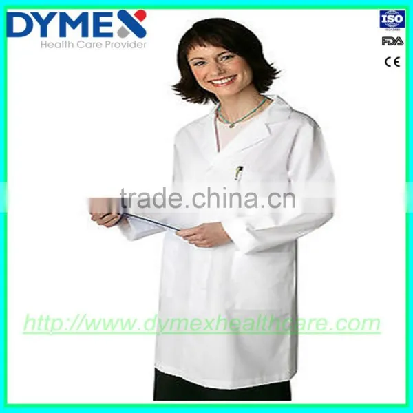 2015 New Products Medical Lab Coat With Knitted Cuff photo-2