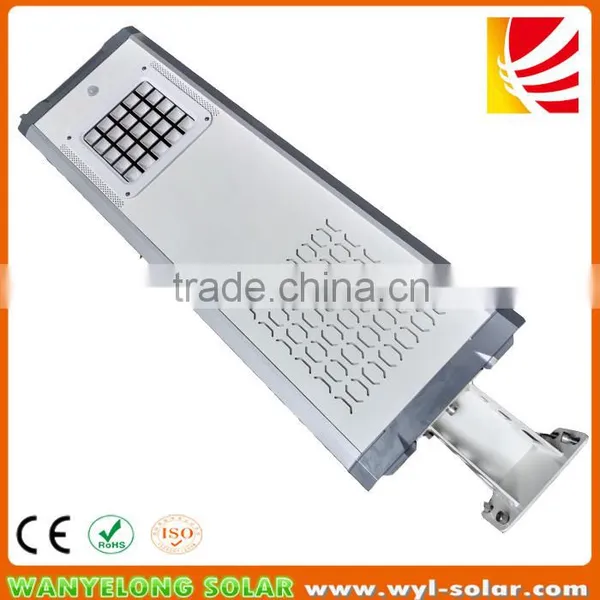 40WPV 20WLED Solar Street Lights, All in One Solar Outdoor Lights