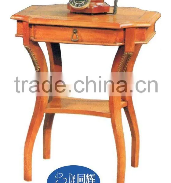 handmade classic wooden corner table MSDD01009