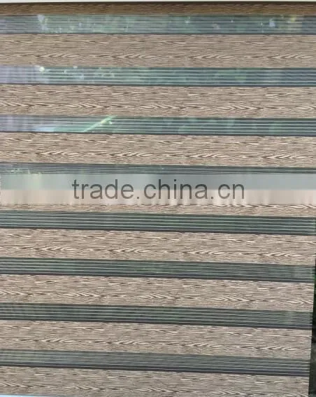 Europen Style Wooden Line Zebra Blinds Fabric photo-2