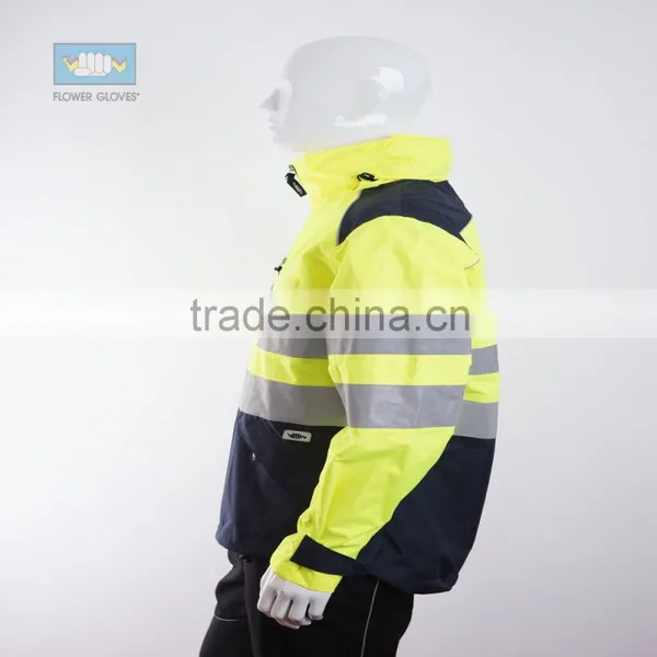 EN 343 EN 471 Waterproof and Breathable Reflective Running Jacket photo-2