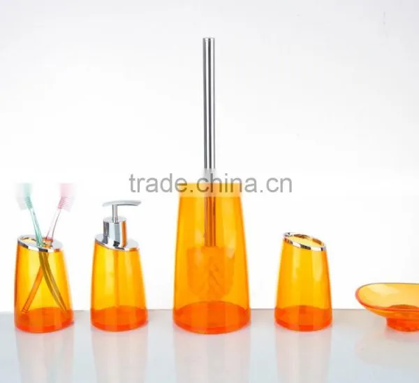 Plastic Bathroom Sets 5pcs