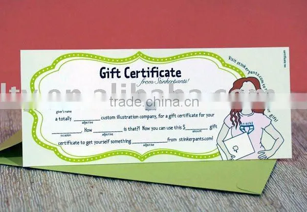 Paper Gift Card