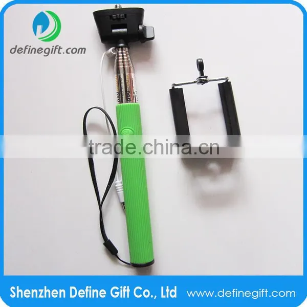 Remote Control Telescopic Monopod Wired Selfie Stick For Iphone photo-5