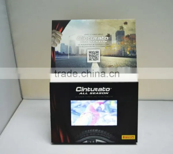 2.4/2.8/4.3/5/7/10 Inch LCD Video Greeting Card/LCD Video Brochure/LCD Video Book for Advertisement, Gift, Education photo-2