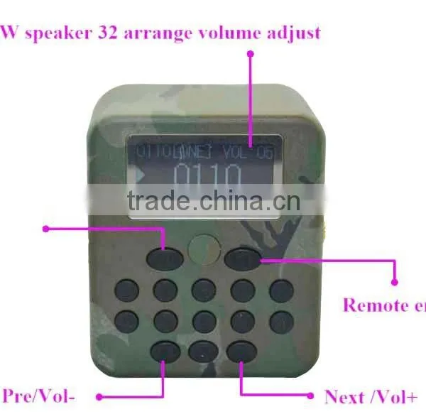 50W Bird Voice Hunting Caller Crazy CB-798R With Power-off Timer photo-6