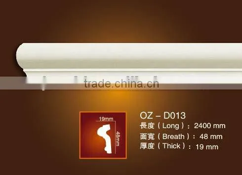 Interior Decoration Modern Ceiling Design Polyurethane Moulding