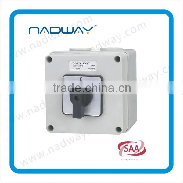 Standard Grounding Changeover and Reversing Switches IP66 Small and Big