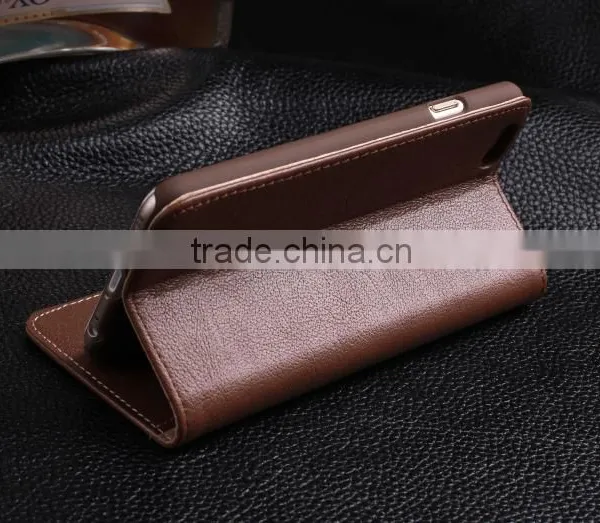 2015 Wholesale Phone Case For Business Men Plain Leather Case For IPhone 6 photo-5